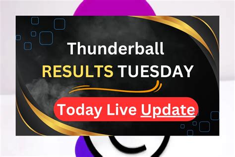 thunderball results|thunderball results tonight.